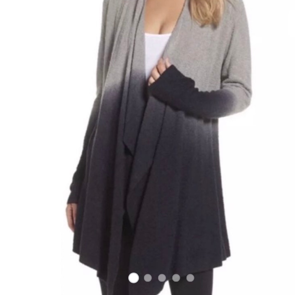 Barefoot Dreams ombre cardigan